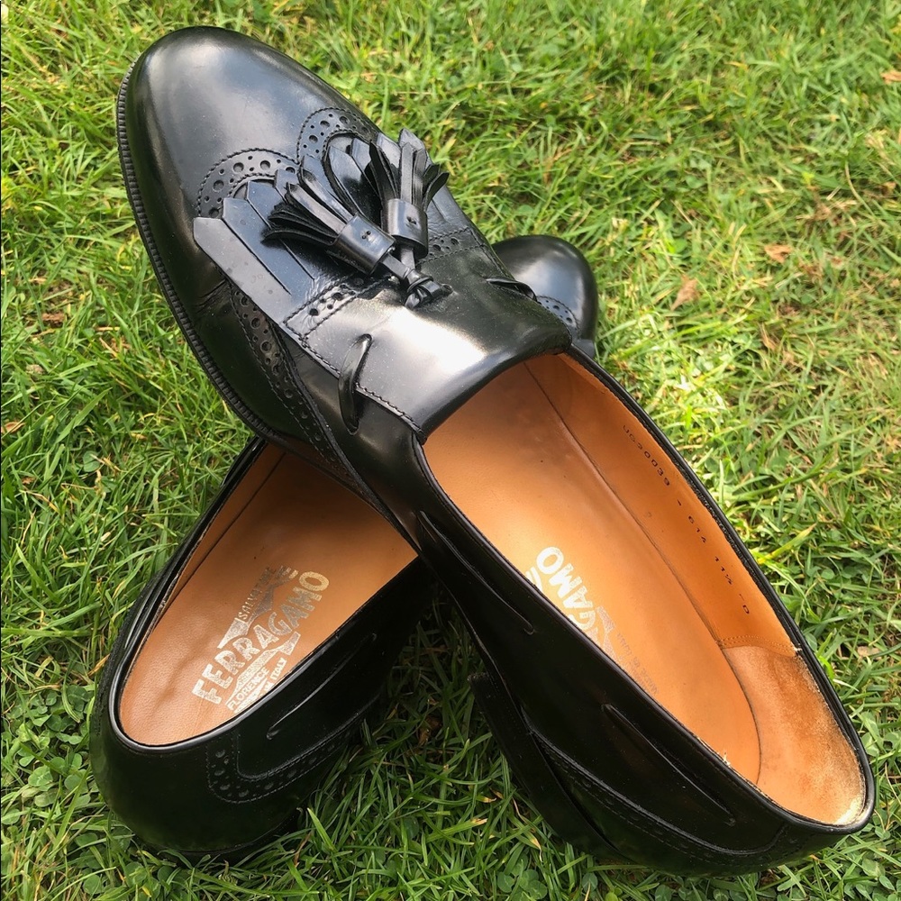 Men’s Salvatore Ferragamo dress shoes